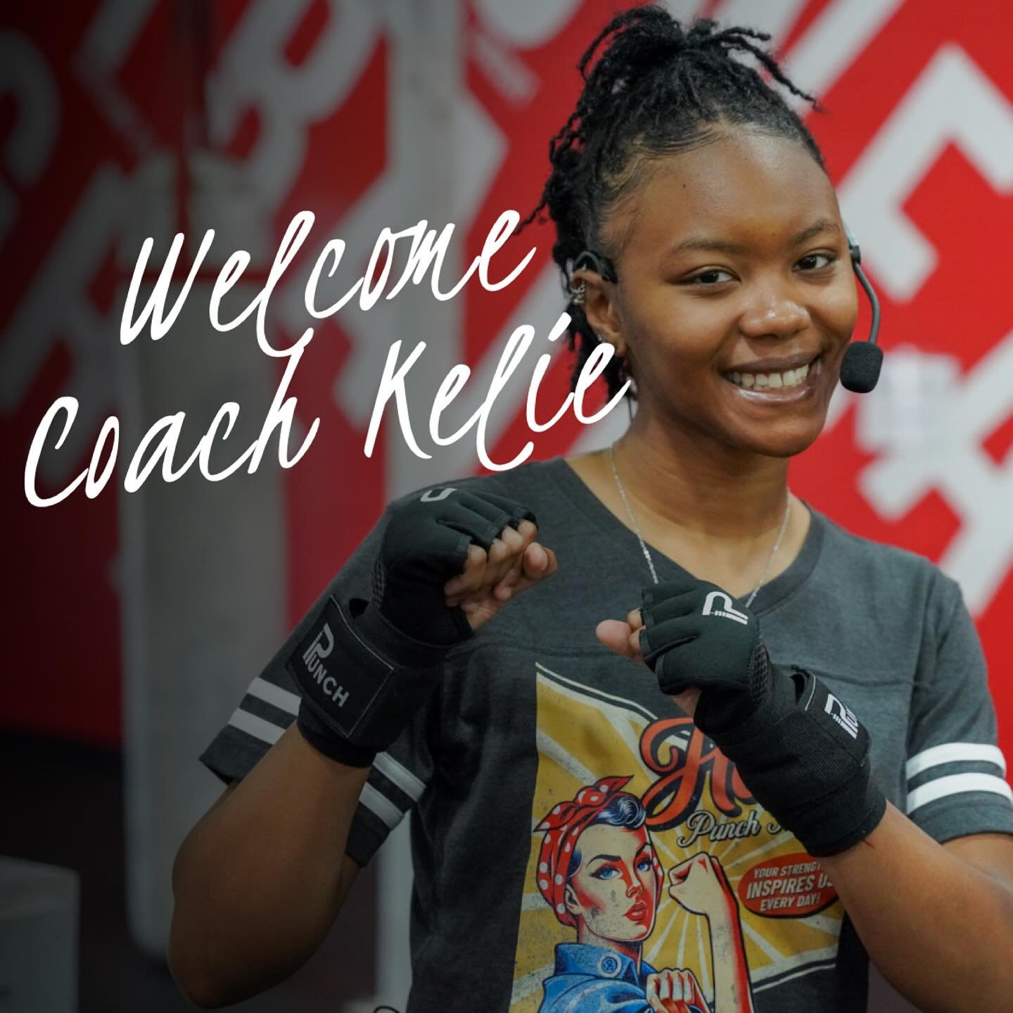 🥊 Meet Your New Punch Coach &mdash; Kelie T.!
Strong, mindful, and full of energy &mdash; Kelie brings the heat to every class. SAY HELLO!

💪 Specialty: Strength &amp; Conditioning
🥊 Favorite Combo: 1-1-2 (jab-jab-cross)
🎵 Hype Song: Let Her Cook